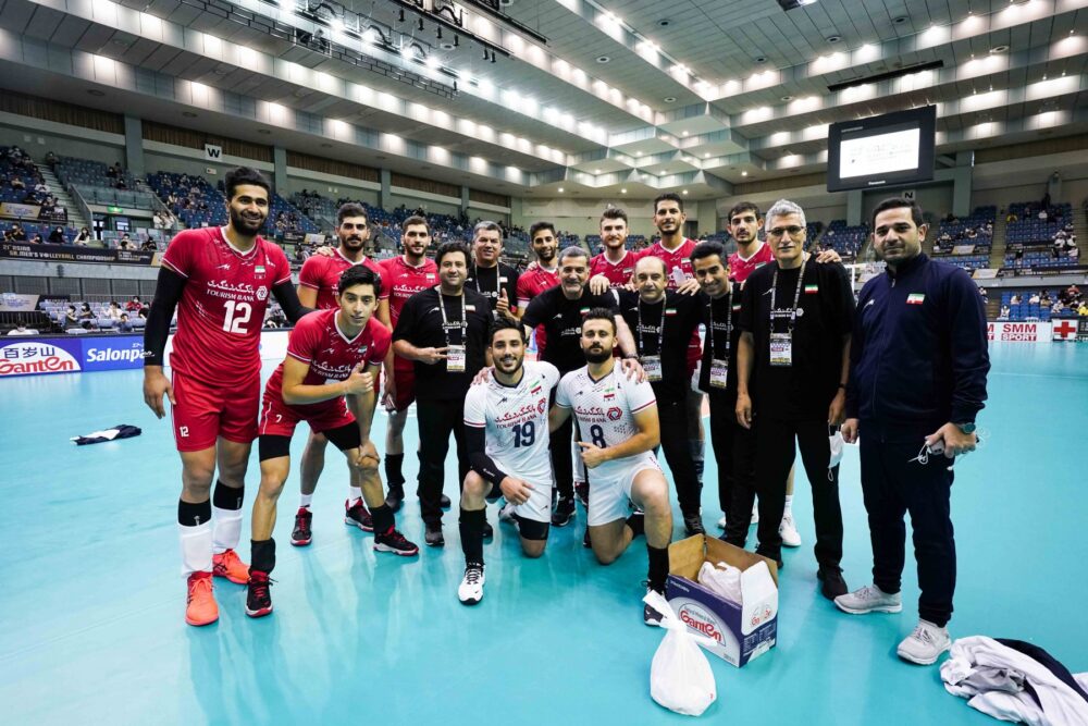 صعود تیم ملی والیبال به نیمه نهایی قهرمانی آسیا